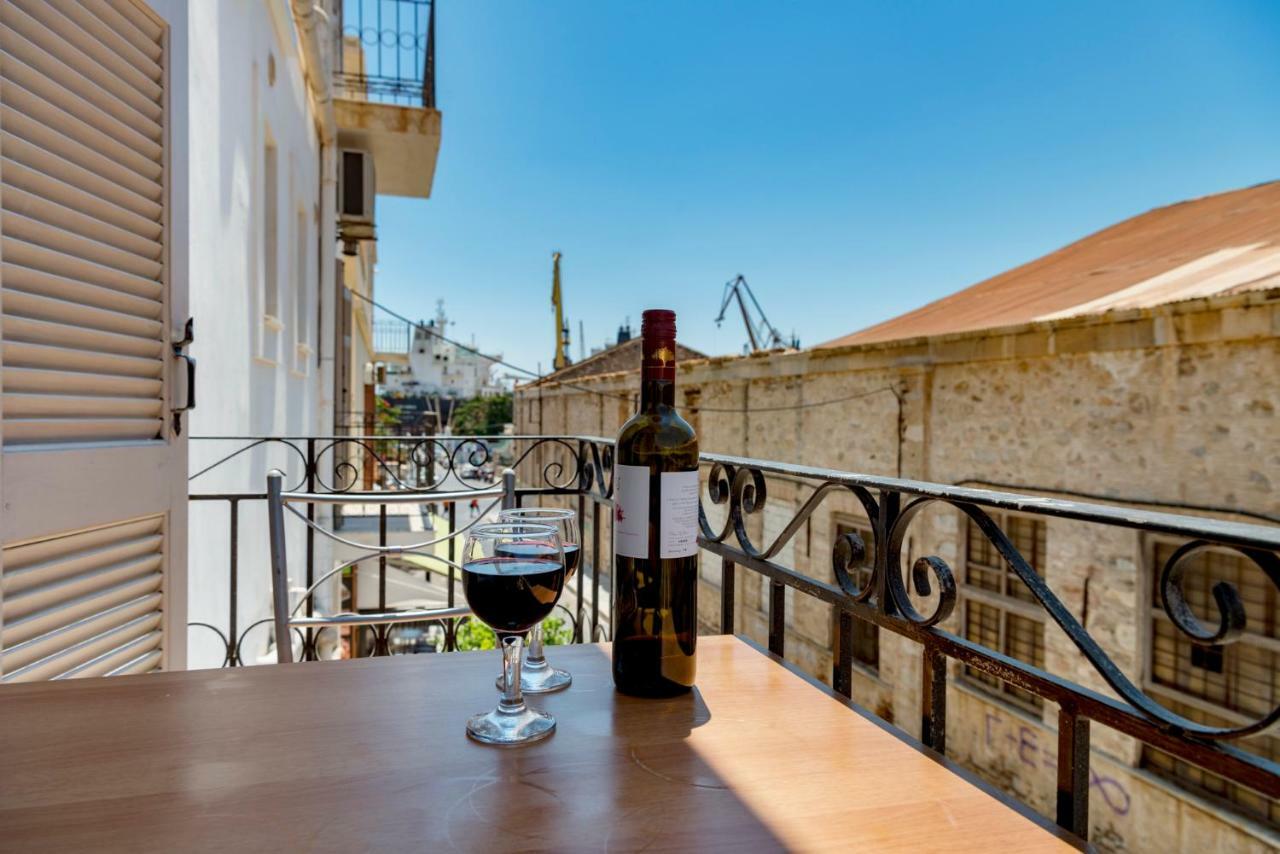 Ethrionplus Two Rooms Apartments Balconies 100 M From The Port Ermoupoli Exteriör bild